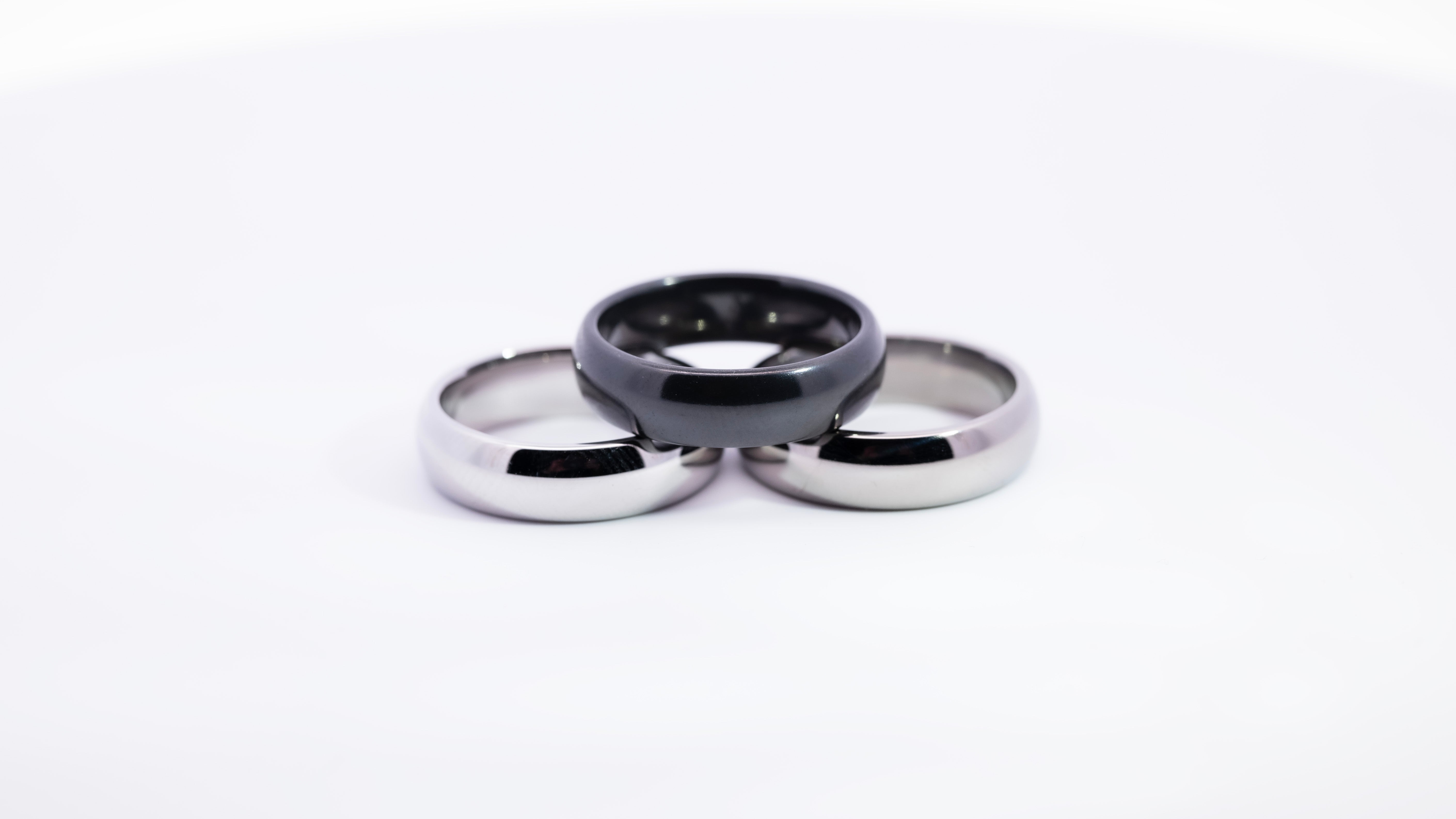 Contemporary Metal Wedding Bands