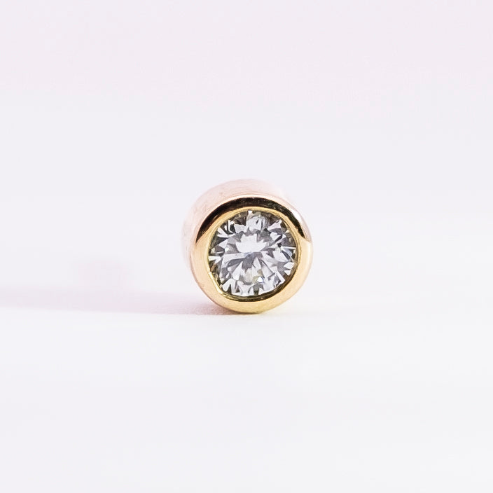 Lab-Grown Diamond Bezel Threadless End