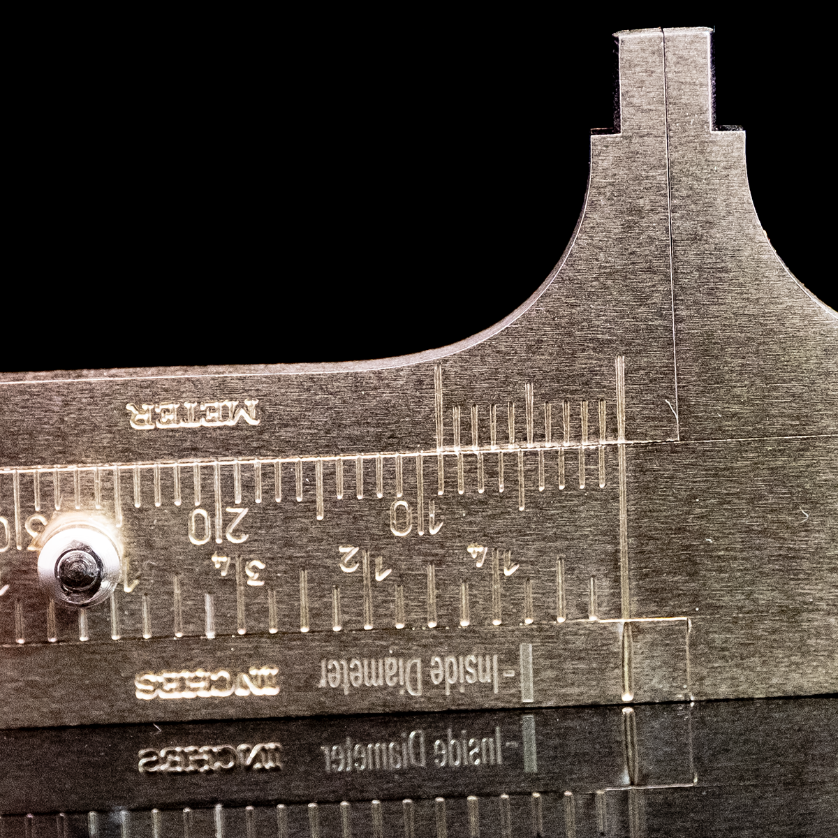 Sliding Brass Measuring Gauge