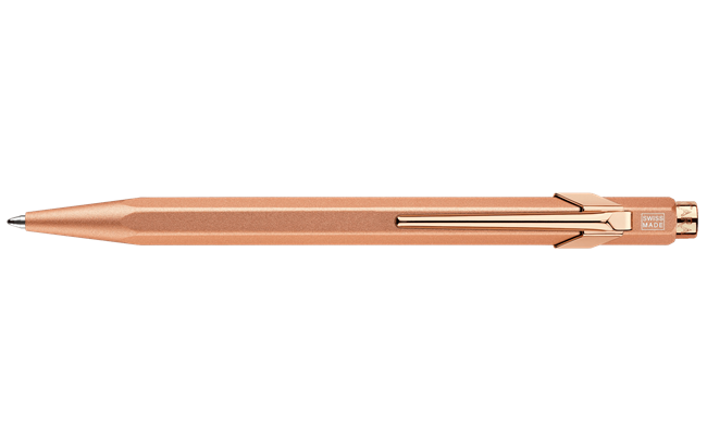 Caran d'Ache Brut Rose 849 Premium Ball Point Pen