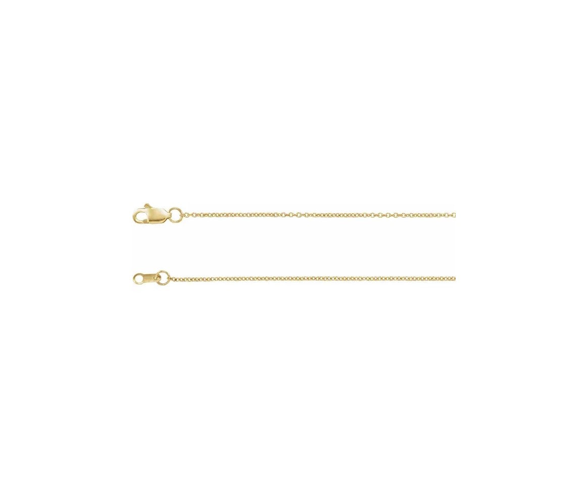 1mm Solid Cable Chain