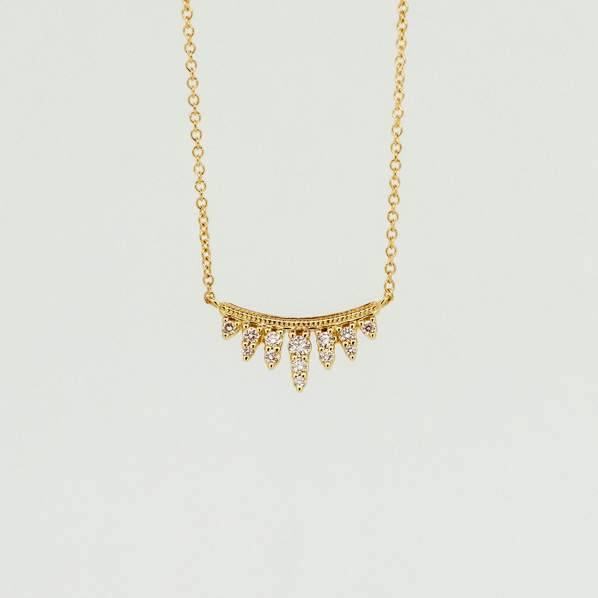Diamond Bar Necklace