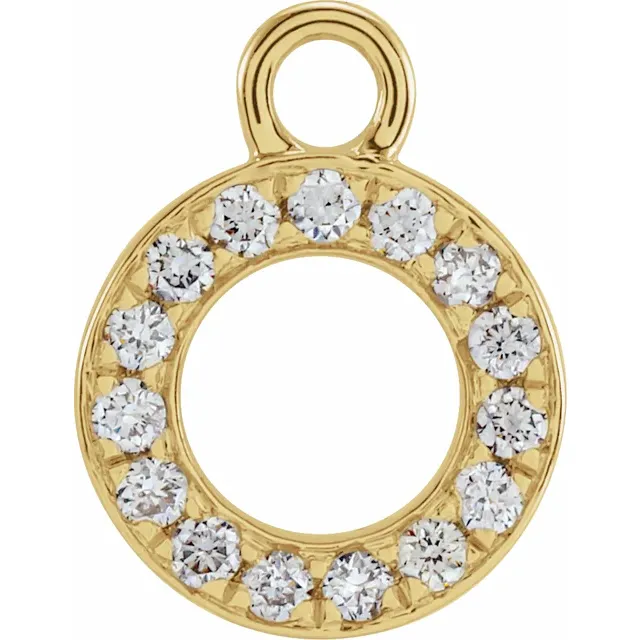 Diamond Letter Dangle