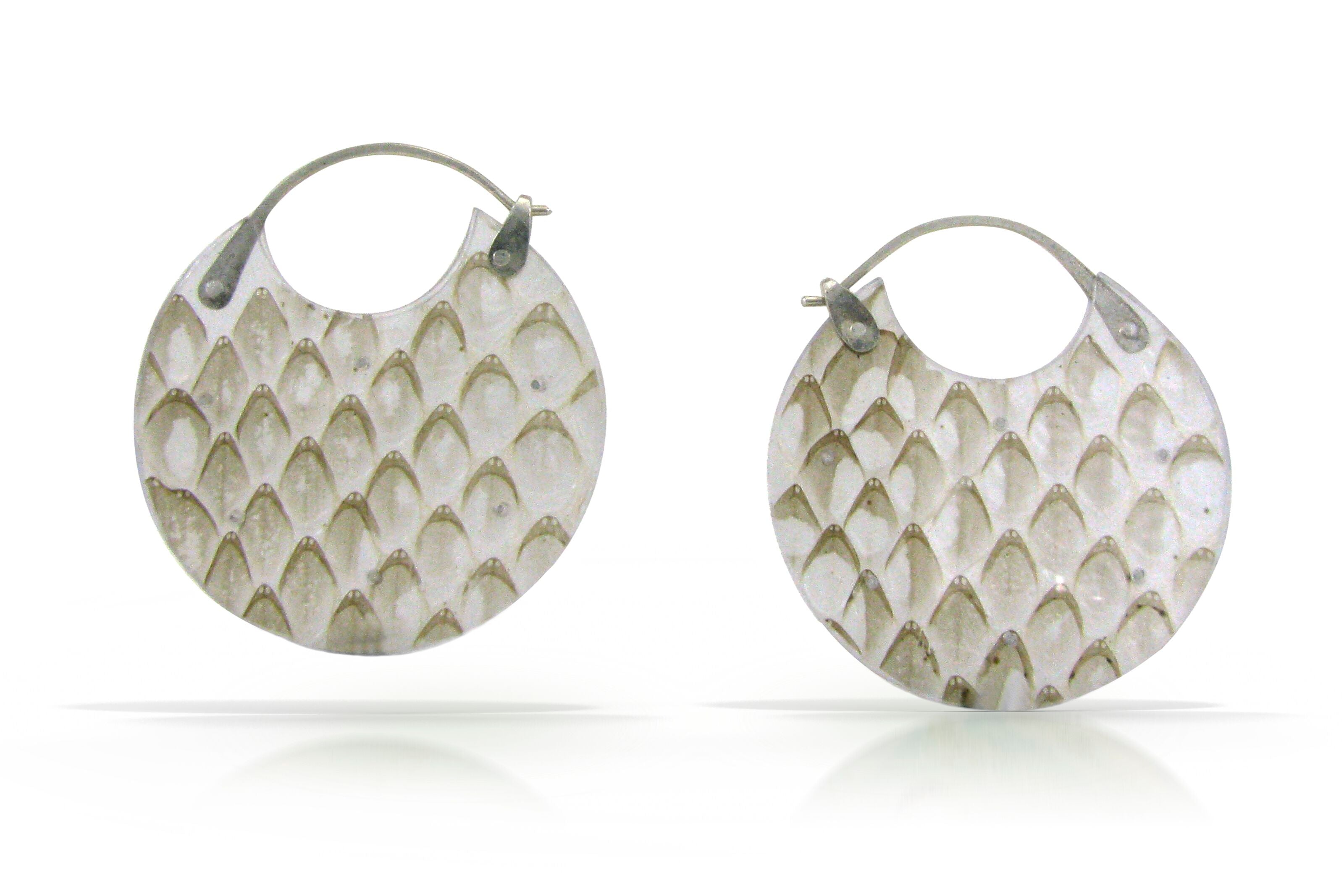 Snakeskin Encasement Earrings